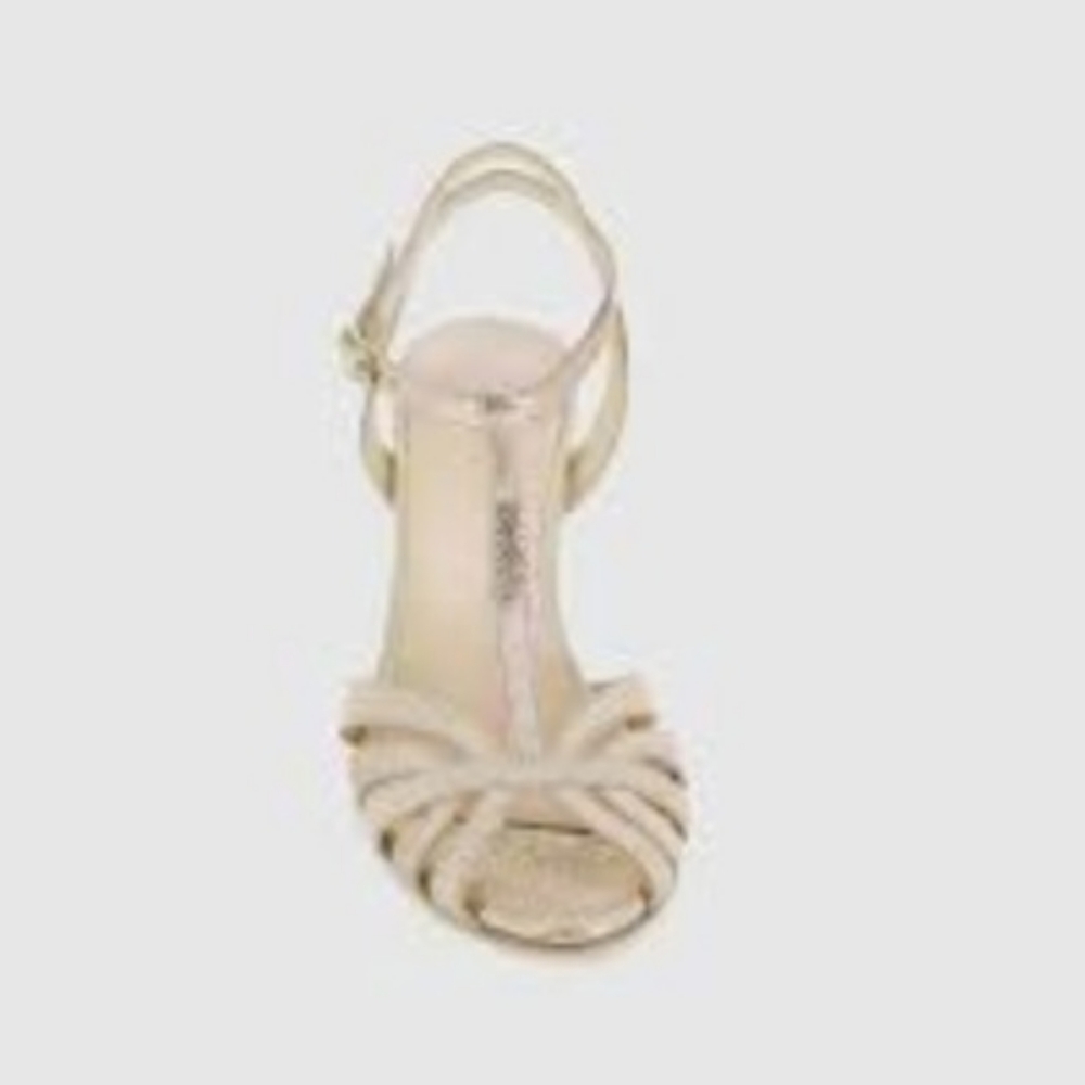 Caparros Lucky Peach Glitz Heels 8.5